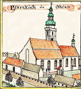 Pfarrkirch zu Ohlau - Koci parafialny, widok oglny